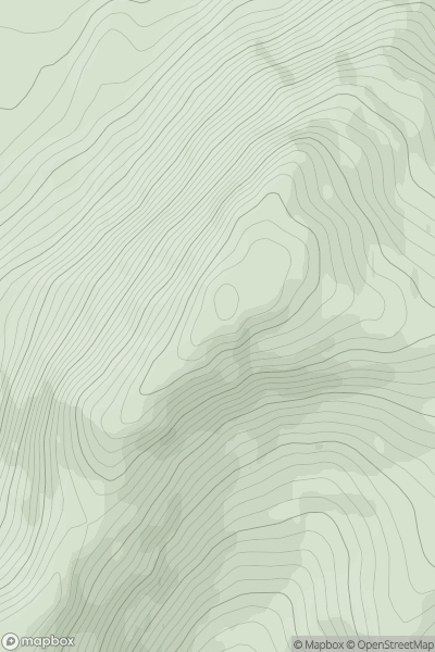 Thumbnail image for Beinn Gharbh [Mallaig to Fort William] [NM882876] showing contour plot for surrounding peak